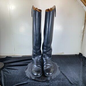 Elite Women's 8 Black Leather, Full Calf Riding Boots in Very Good Condition